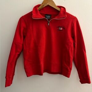 Polo by Ralph Lauren Red Half-Zip Sweatshirt